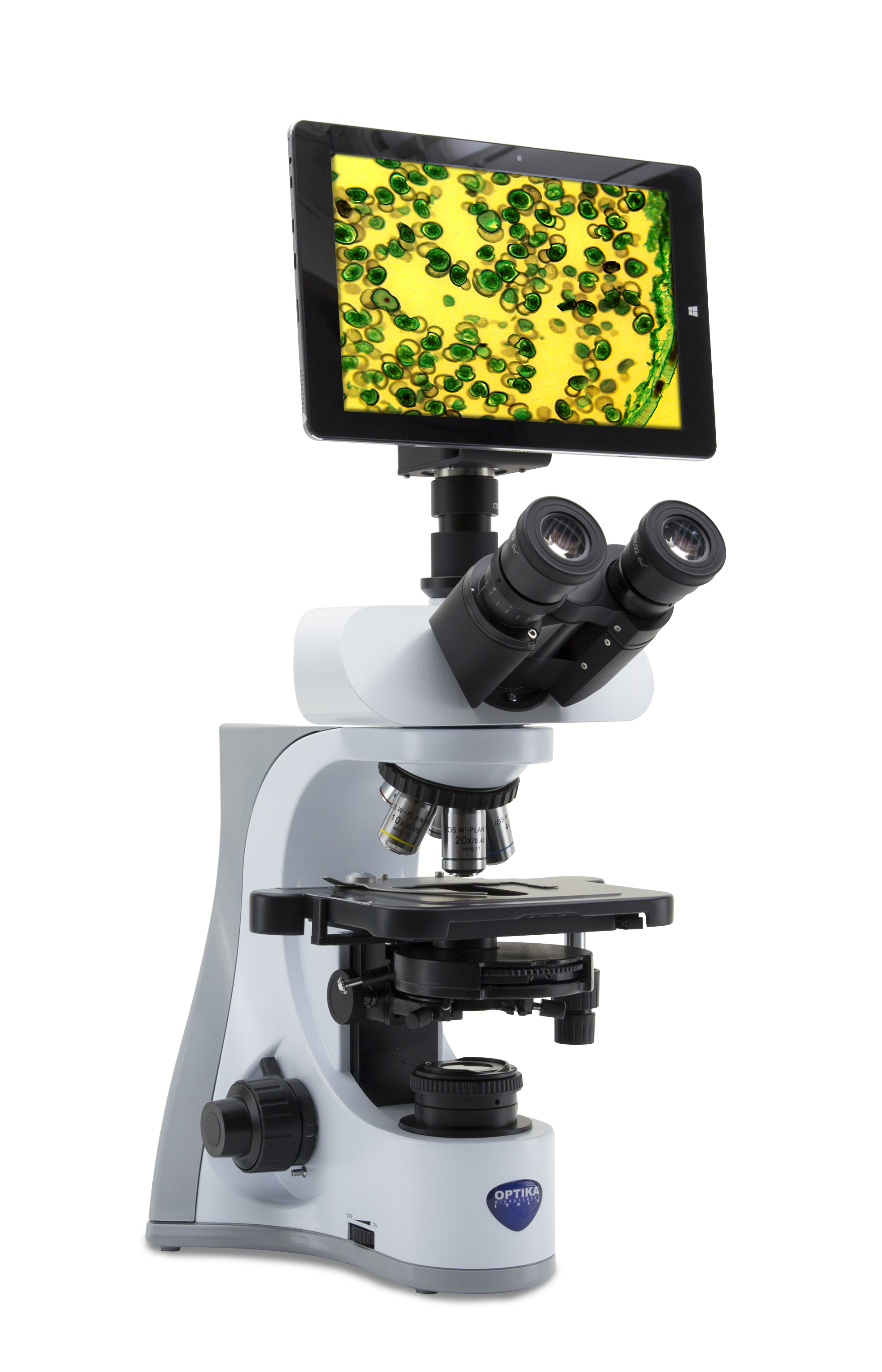 Microscope monoculaire + écran / caméra intégrée B-62V - Optika